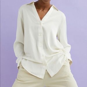 H&M V neck blouse